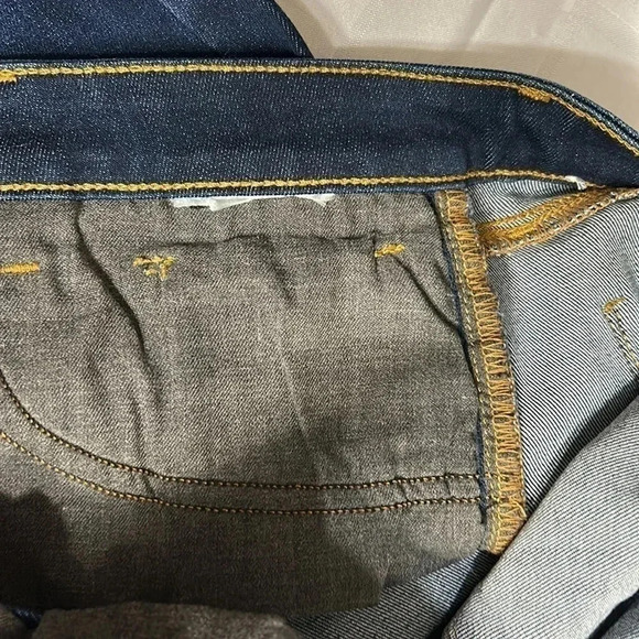 L AGENCE  jeans ,women high rise ,skinny ,cropped blue denim  jeans . - Picture 12 of 15